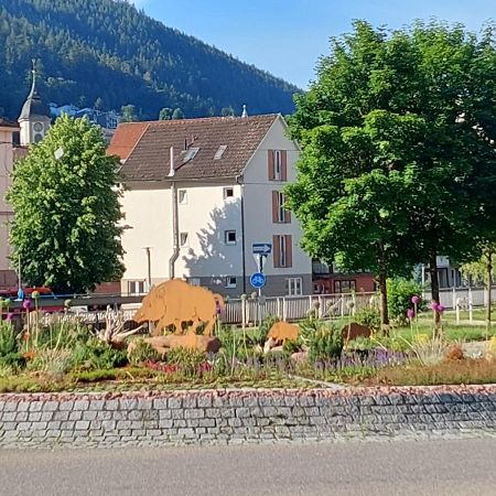 Apartement am Waldrand Bad Wildbad Bagian luar foto