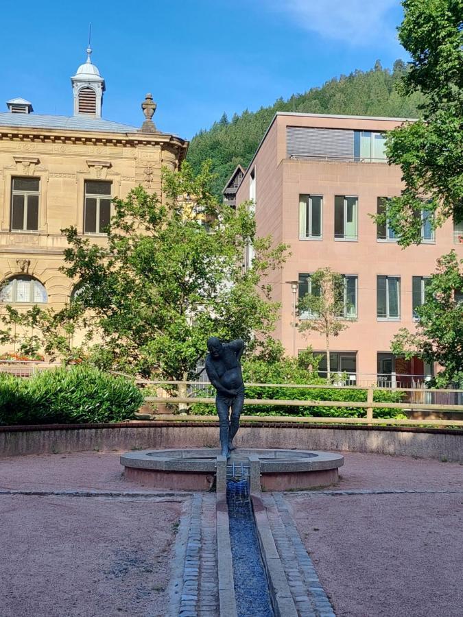 Apartement am Waldrand Bad Wildbad Bagian luar foto